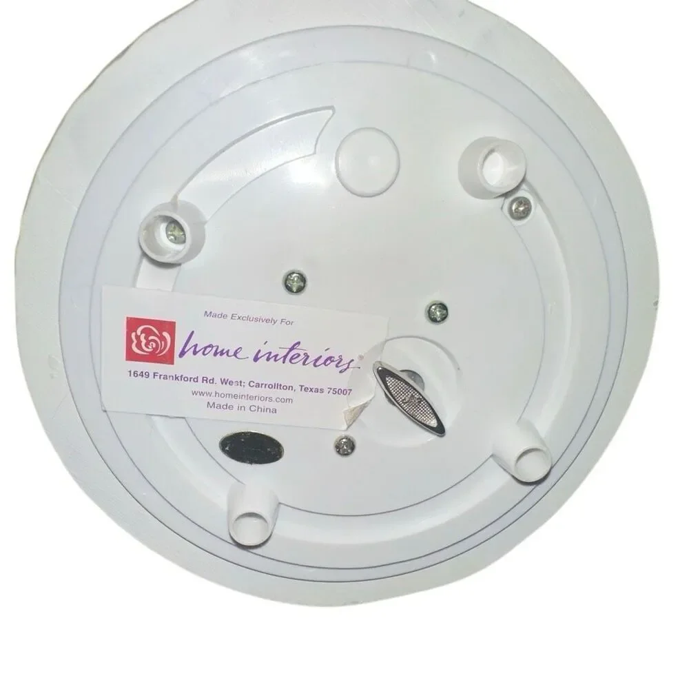 Santa’s workshop ceramic rotating musical decoration by  Home Interiors